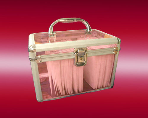 防水カスタマイズされたハードカバーの CD 貯蔵容器 DVD の貯蔵の解決